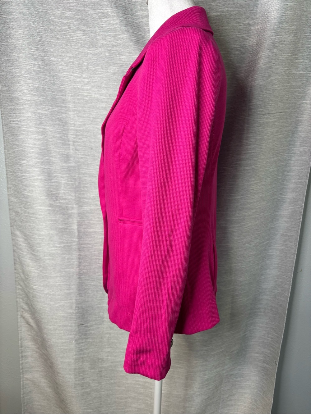 Riley & Rae Hot Pink Single-Button Blazer - Picture 2 of 7